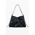 Schwarze Handtasche aus Polyethylen