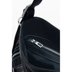 Schwarze Handtasche aus Polyethylen