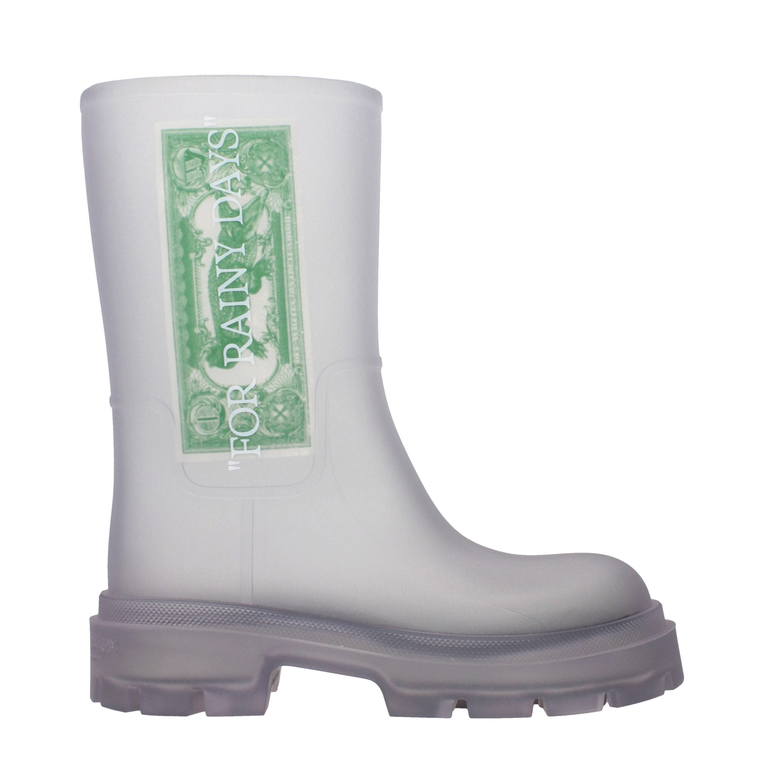 Transparente Pvc-Stiefeletten