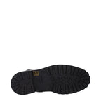 Schwarze Leder-Stiefeletten