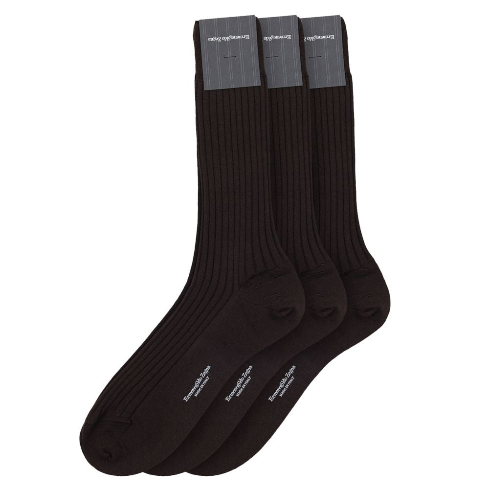Braune Wollsocken