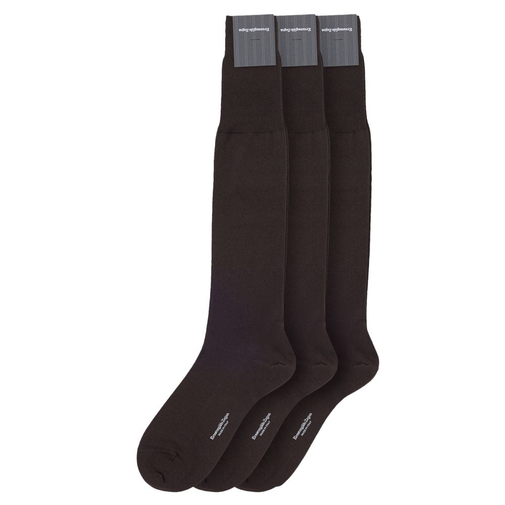 Braune Wollsocken