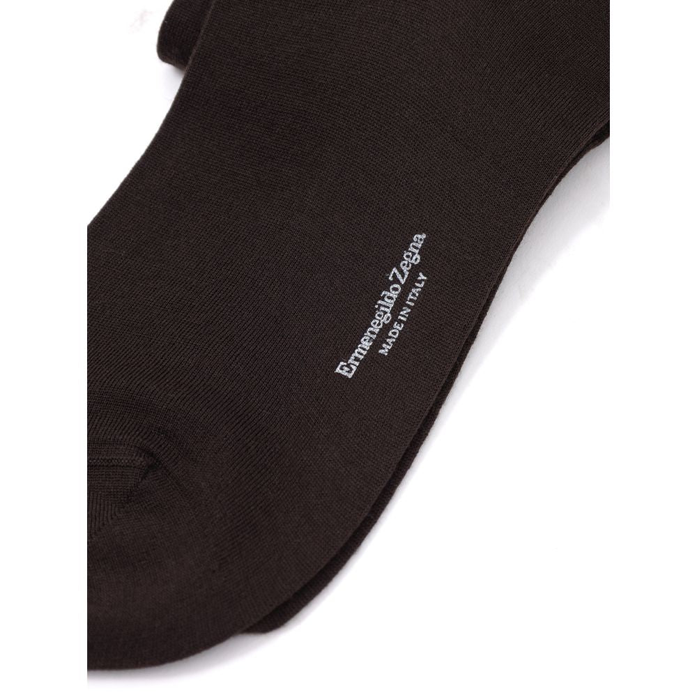 Braune Wollsocken