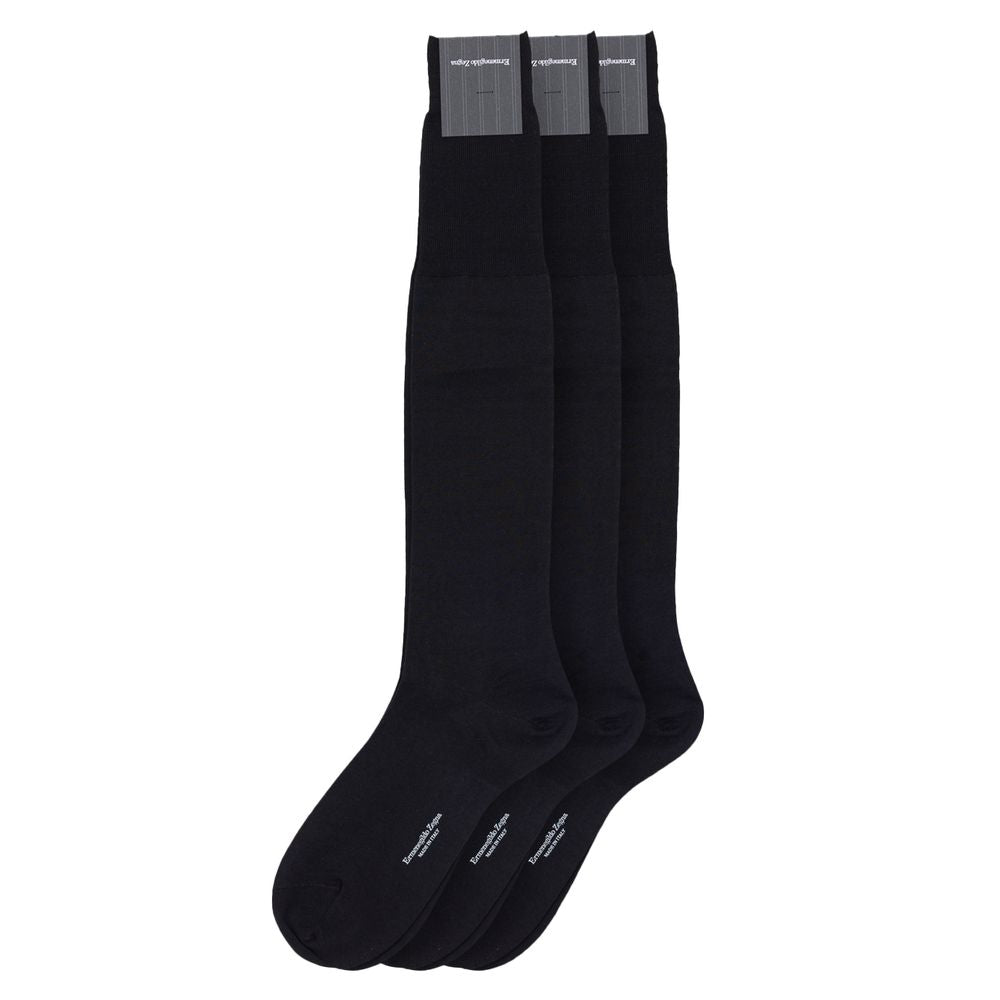 Schwarze Wollsocken