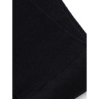 Schwarze Wollsocken