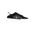 Schwarze Sneaker aus Polyester
