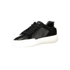 Schwarze Sneaker aus Polyester