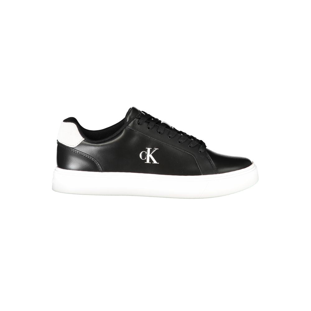 Schwarzer Sneaker aus Polyurethan für Herren