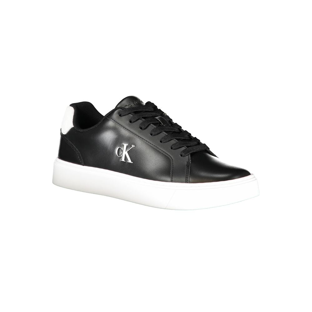 Schwarzer Sneaker aus Polyurethan für Herren