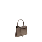 Graue Bos Taurus Kalbsleder Schultertasche