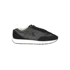 Schwarzer Damen-Sneaker aus Polyester