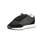 Schwarzer Damen-Sneaker aus Polyester