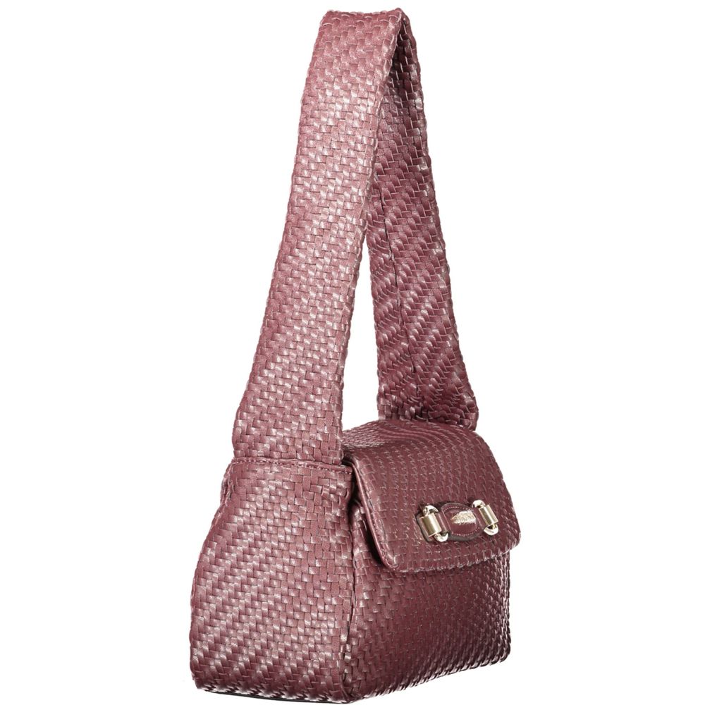 Handtasche aus Polyurethan in Marrone für Damen