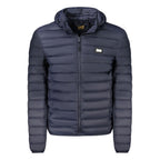 Blu Polyester Herrenjacke