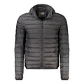Schwarze Herrenjacke aus Polyester