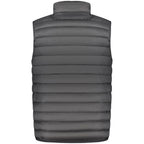 Schwarze Herrenjacke aus Polyester
