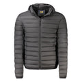 Schwarze Herrenjacke aus Polyester