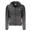 Schwarze Herrenjacke aus Polyester