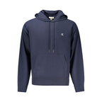 Blauer Baumwoll-Kapuzenpullover für Herren