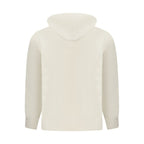 Beige Cotton Men's Hoodie