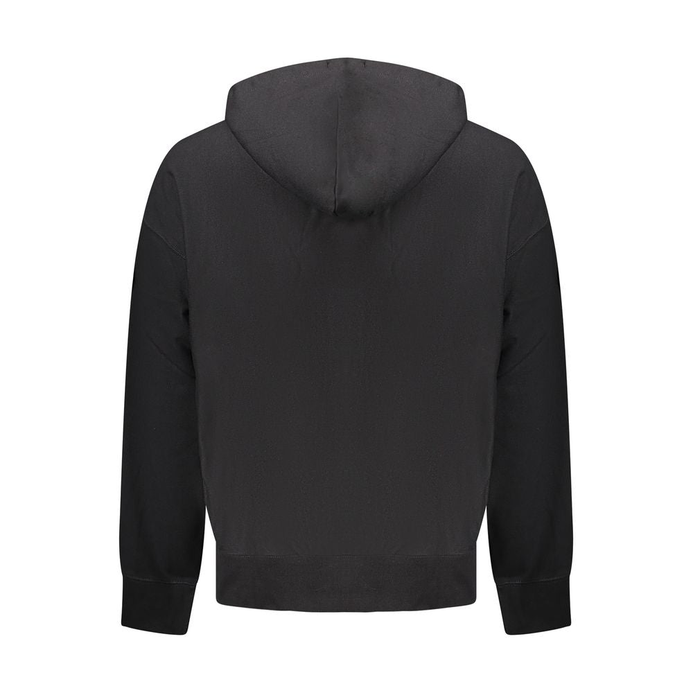 Schwarzer Baumwoll-Herren-Sweatshirt