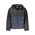 Schwarze Polyamid-Herrenjacke