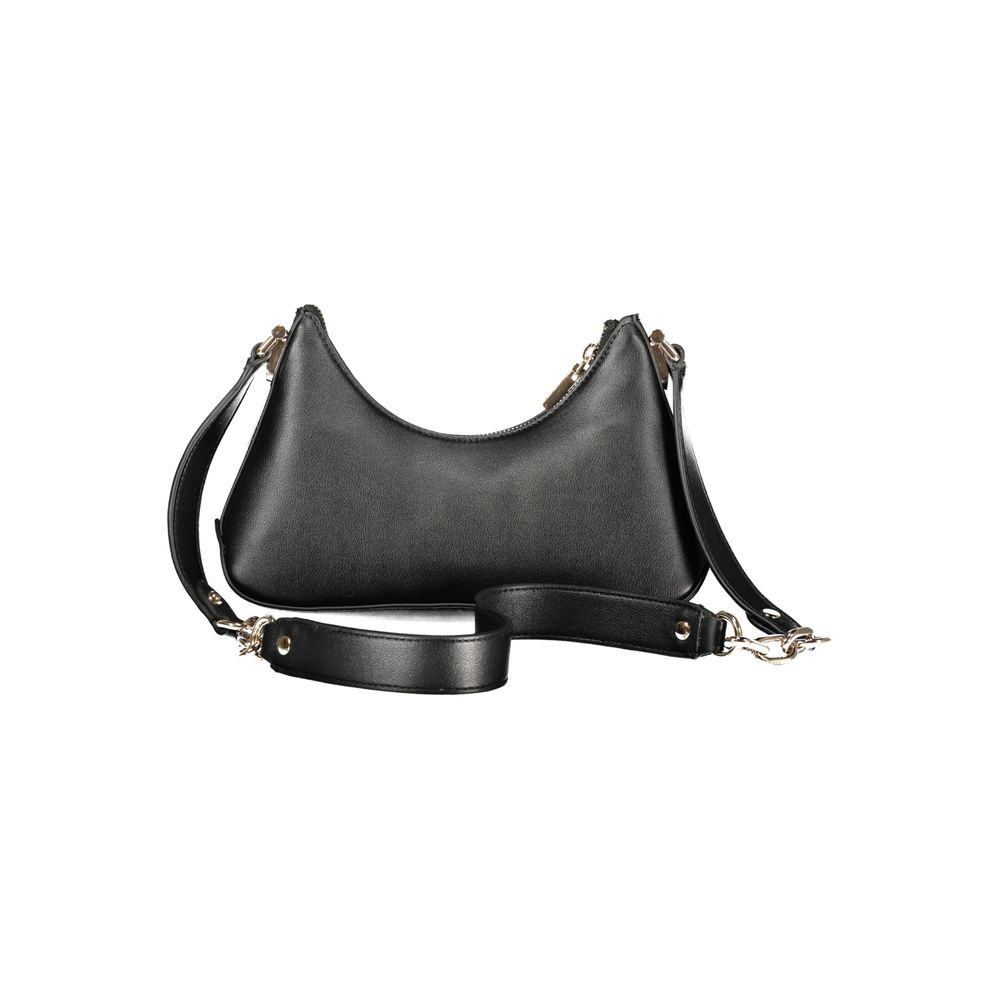 Schwarze Handtasche aus Polyethylen