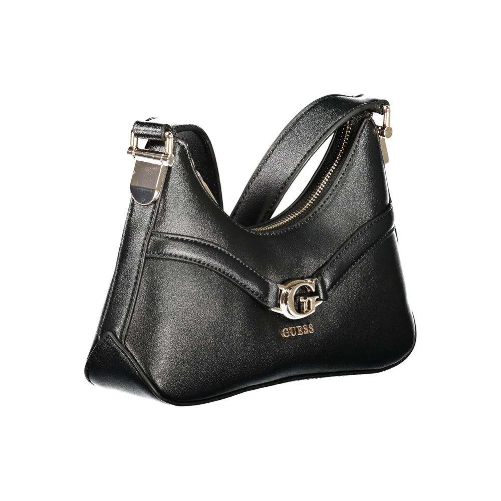 Schwarze Handtasche aus Polyethylen