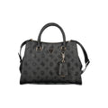 Schwarze Handtasche aus Polyethylen