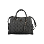 Schwarze Handtasche aus Polyethylen