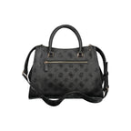 Schwarze Handtasche aus Polyethylen