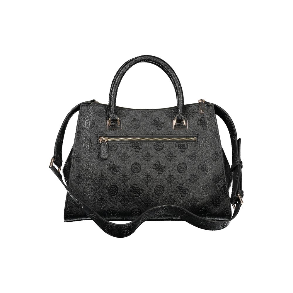Schwarze Handtasche aus Polyethylen