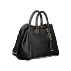 Schwarze Handtasche aus Polyethylen