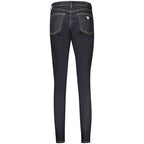Blaue Baumwolljeans aus Denim