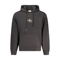 Schwarzer Baumwoll-Sweatshirt