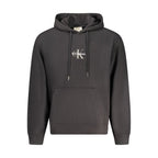 Schwarzer Baumwoll-Sweatshirt