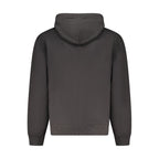 Schwarzer Baumwoll-Sweatshirt
