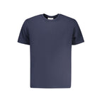 Blaues Baumwoll-T-Shirt für Herren