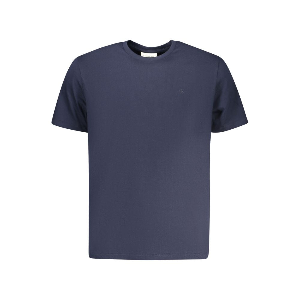 Blaues Baumwoll-T-Shirt für Herren