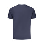 Blaues Baumwoll-T-Shirt für Herren