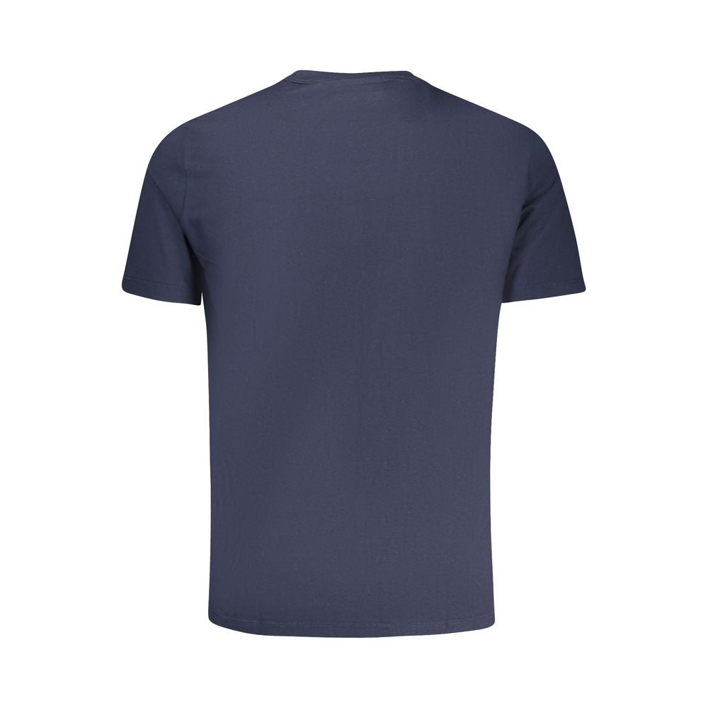Blaues Baumwoll-T-Shirt für Herren