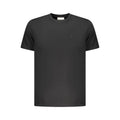 Schwarzes Baumwoll-T-Shirt für Herren