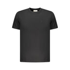 Schwarzes Baumwoll-T-Shirt für Herren