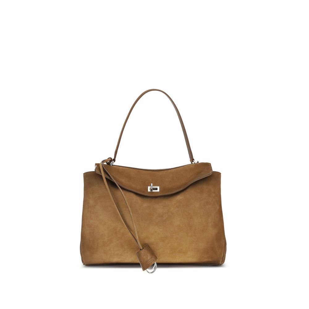 Braune Kalbsleder Bos Taurus Schultertasche