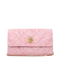 Pinke Stoff-Clutch