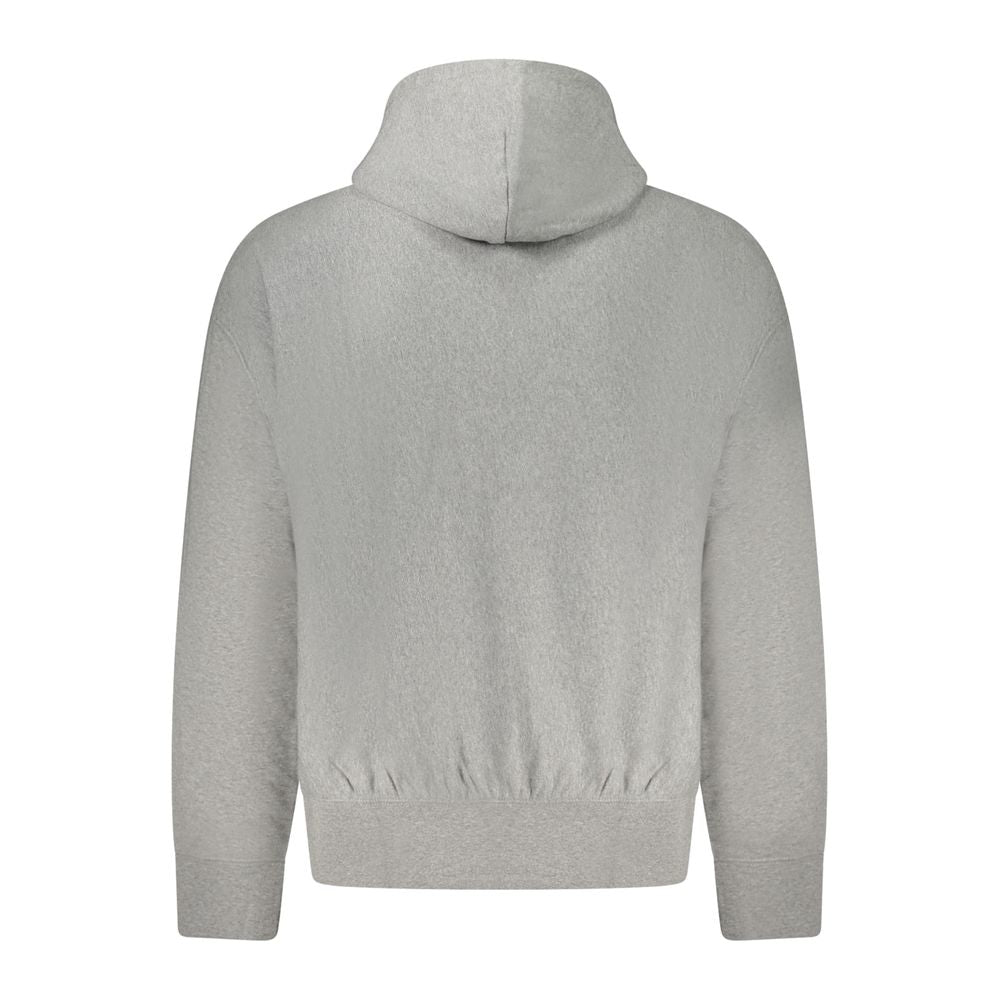 Grauer Baumwoll-Sweatshirt für Herren