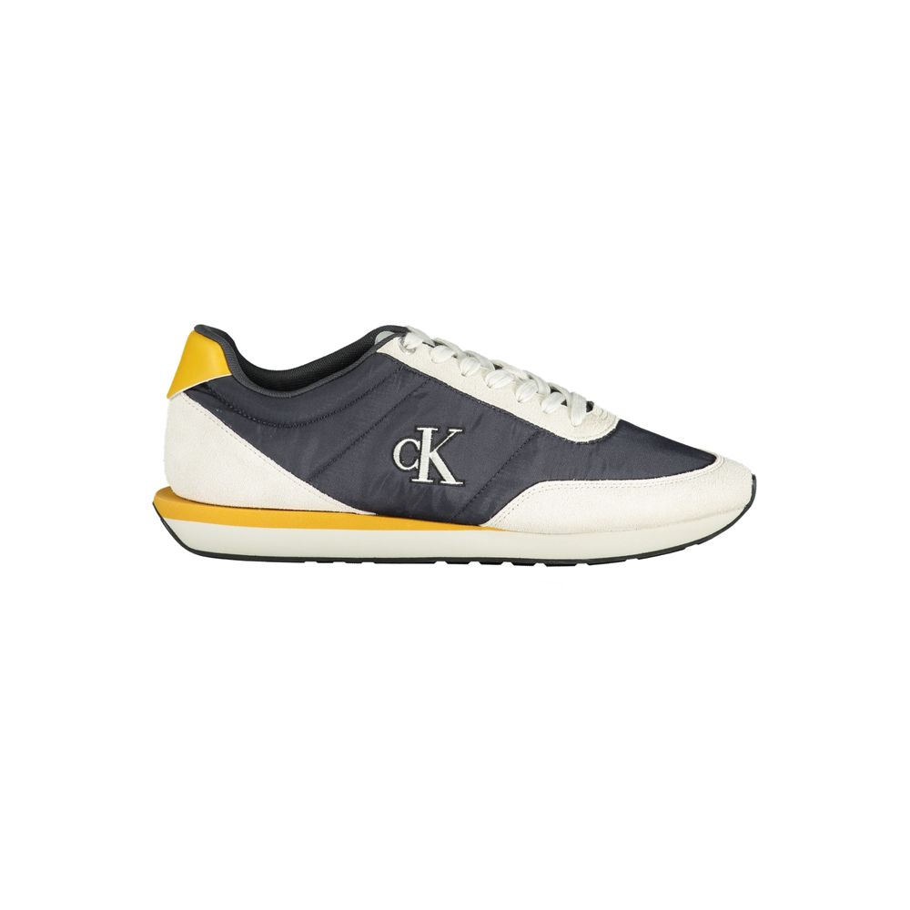 Blauer Polyester-Sneaker