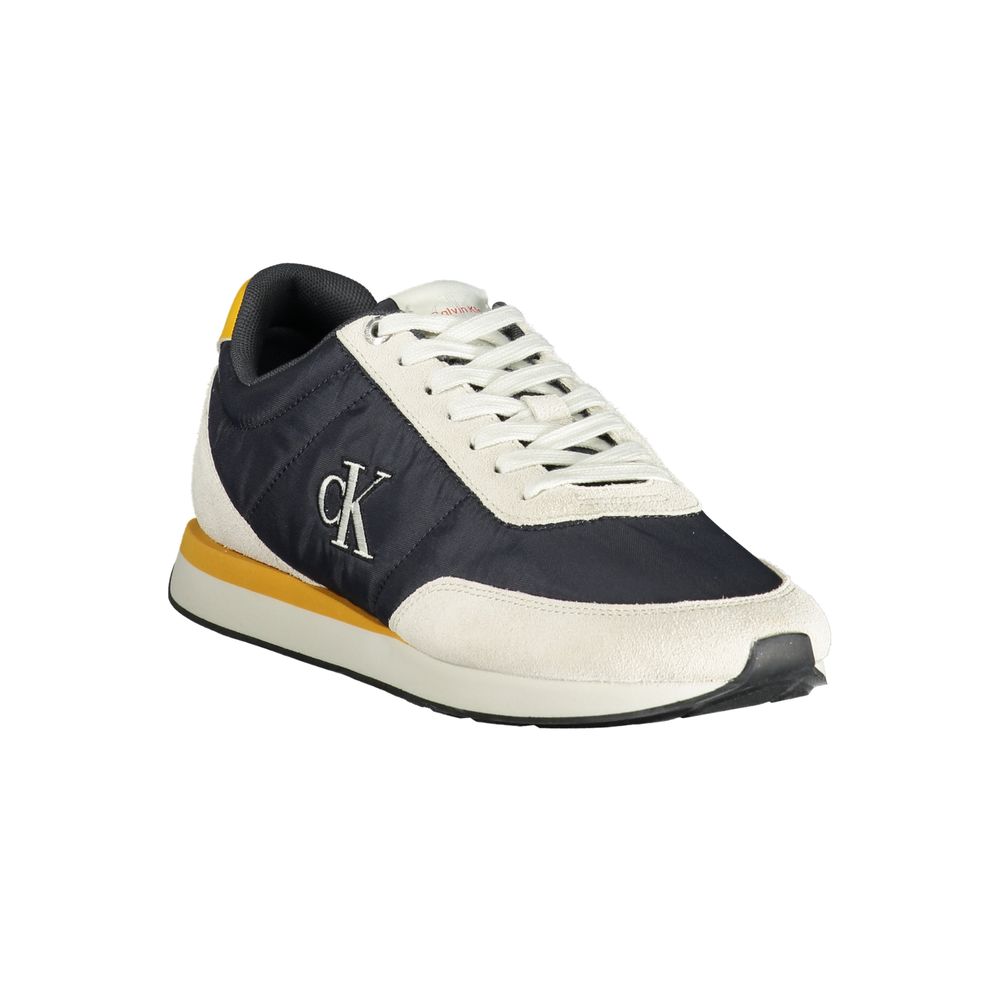 Blauer Polyester-Sneaker