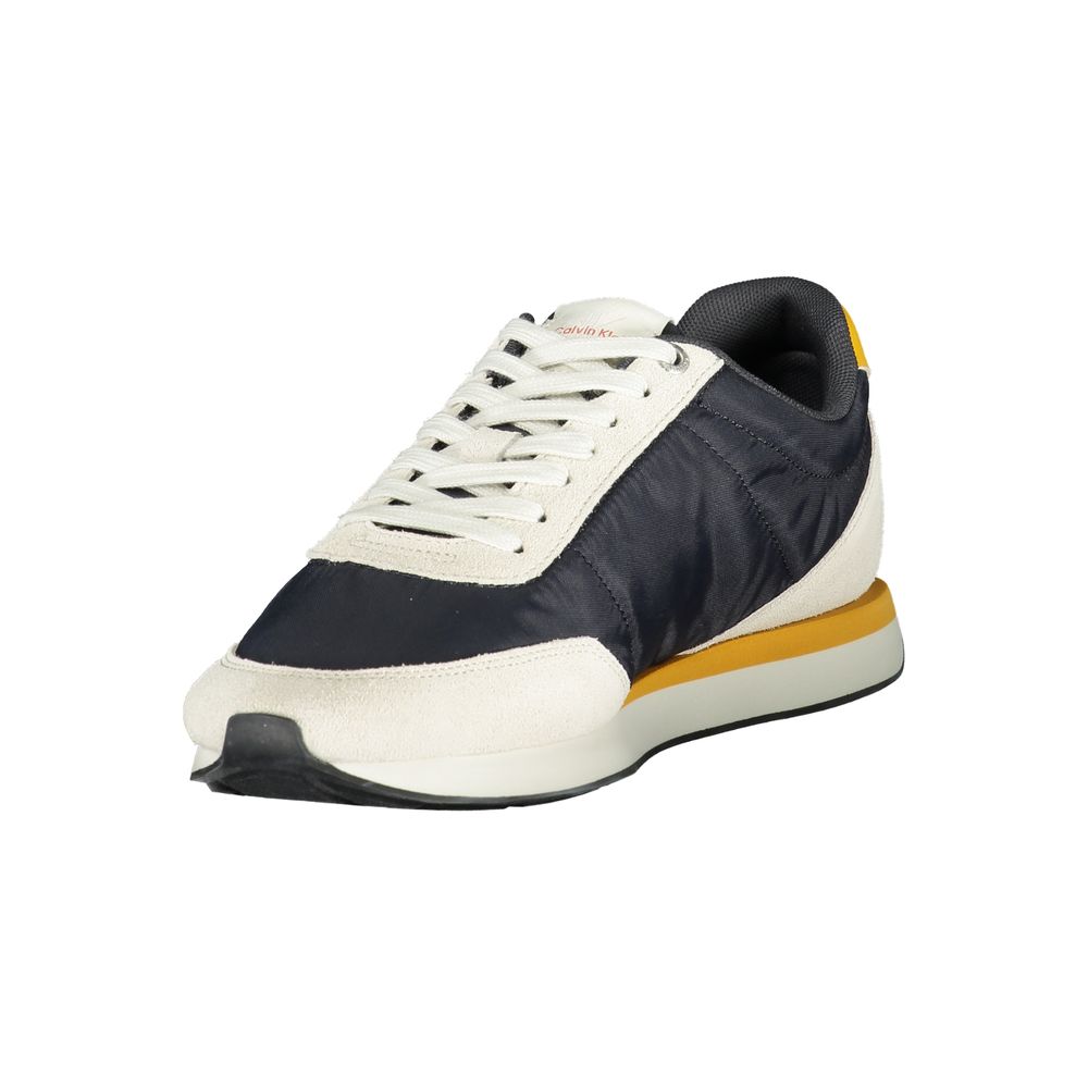 Blauer Polyester-Sneaker