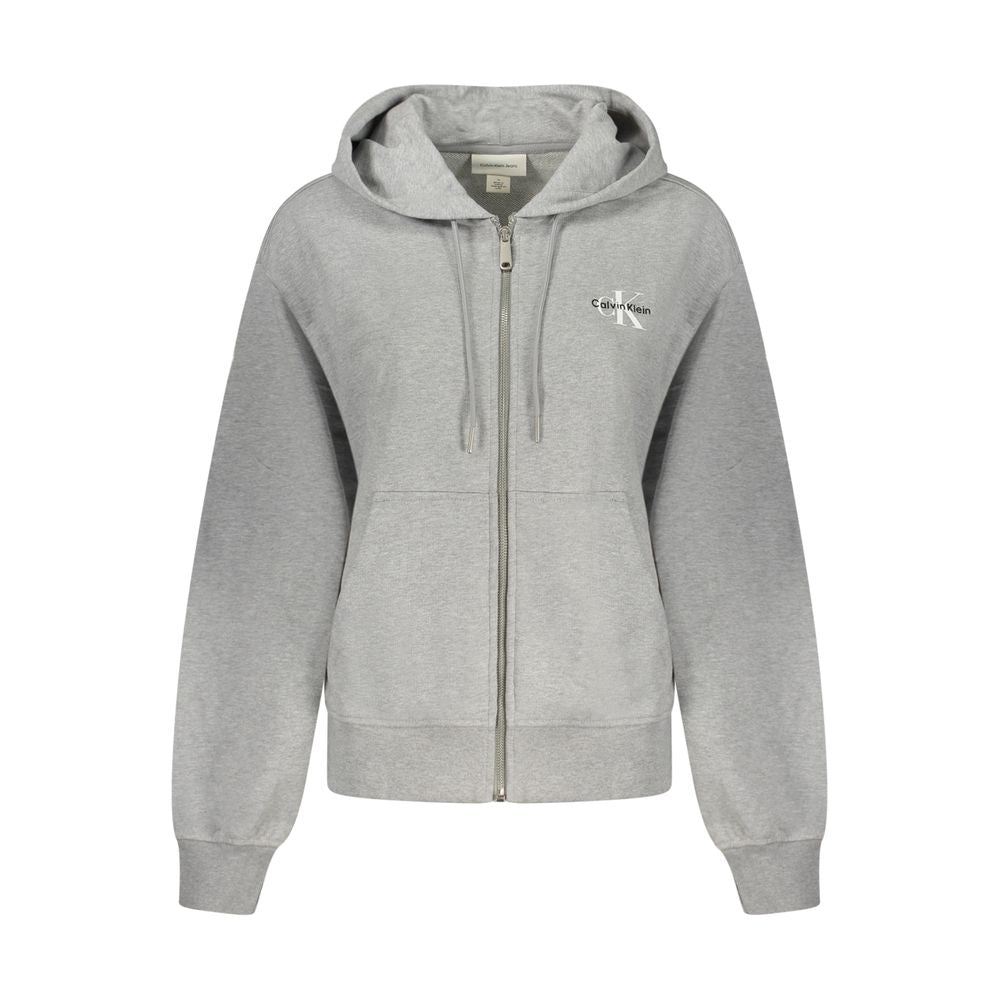 Grauer Baumwoll-Sweatshirt